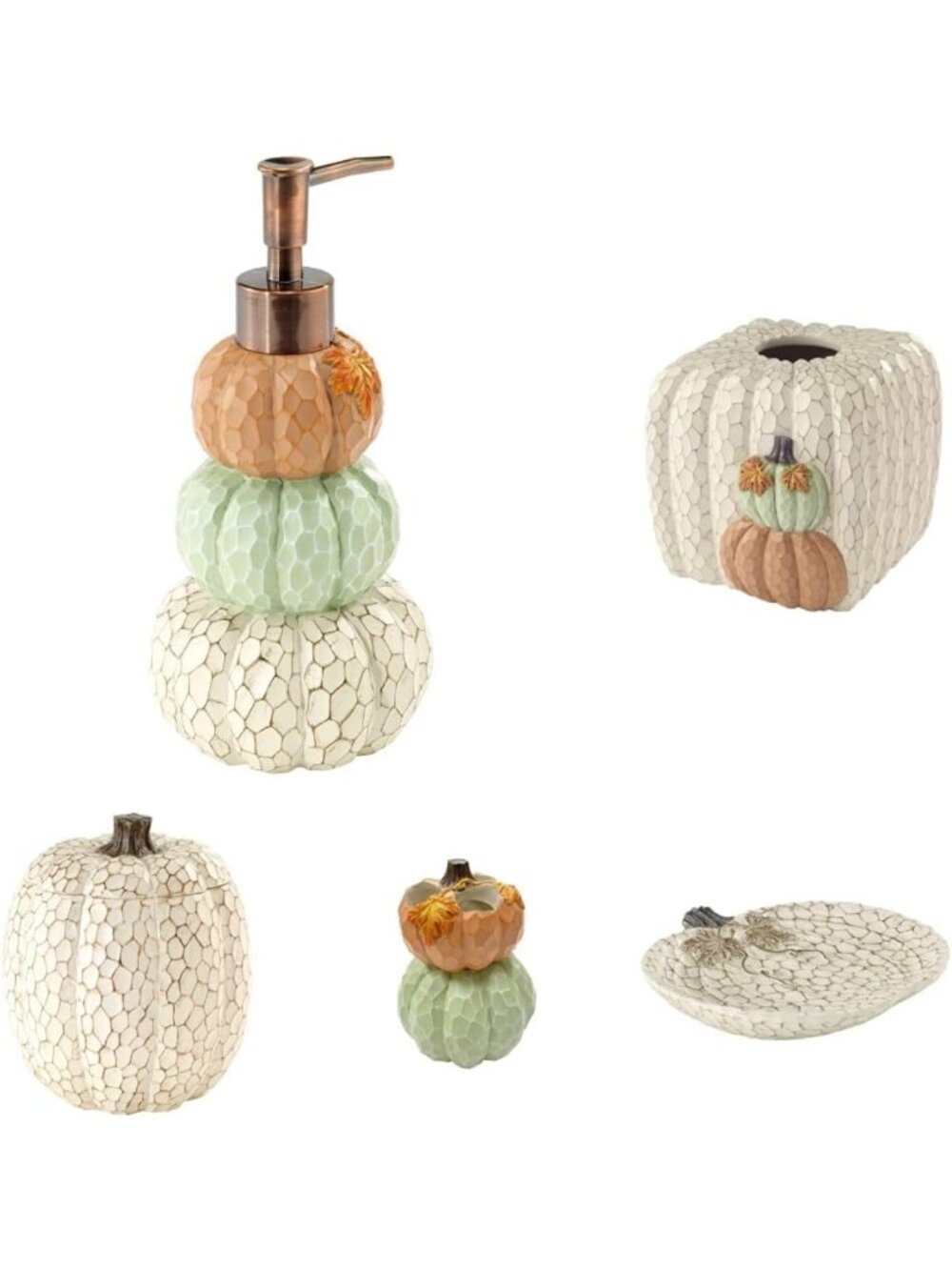 Festive Fall Bathroom Decor Bundle, Grateful Patch Collection, Cozy Autumn Vibes